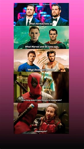 Normal Fans vs Marvel/DC vs Deadpool 🤣 | Marvel Meme #marvel #avengers #captainamerica #mcu #shorts