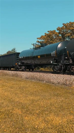 CSX freight power on the move 🚆💙💛 Hills in the backdrop, steel on steel ahead—classic American diesel muscle rolling through nature and industry together. | Satya Singh79