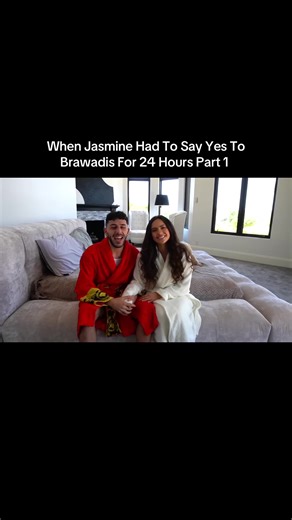 When @Jasmine Morales Had To Say Yes To @Brawadis For 24 Hours Part 1 😂❤️ || #fyp #viral #foryoupage #fazerug #brawadis