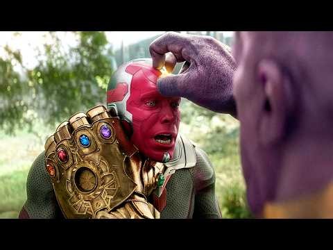 Thanos Uses Time Stone & Kills Vision Scene | Avengers Infinity War (2018) IMAX 4K Movie Clip