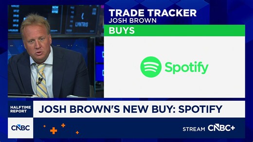 Trade Tracker: Josh Brown buys Spotify