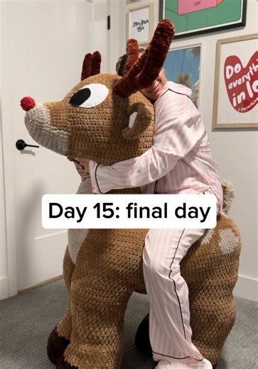 Day 15: final day!!! Congratulations to everyone who guessed it was a reindeer or Rudolph. I had so much fun making this I wish I could make a sleigh too LOL. My original plan was to make a regular reindeer, but after seeing all of your comments… I felt like it was only right that I made this legend. Every time I do a series, I never stick to my original plan, whether it be the design or the structure. But I’m always so satisfied with the outcome which makes me very comfortable with pivoting now