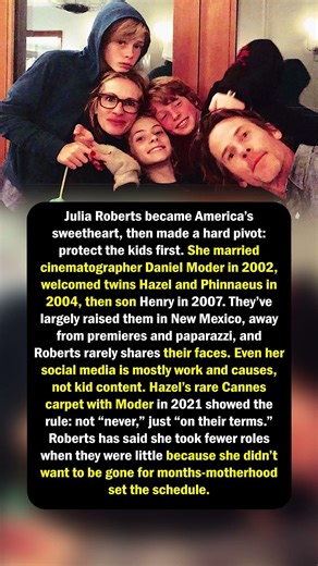 Julia Roberts’ Kid-First Pivot