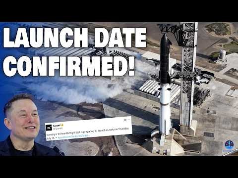 SpaceX Starship Flight 13 Launch Date Confirmed to Make History: Real Starlink V3, White Heat Shield