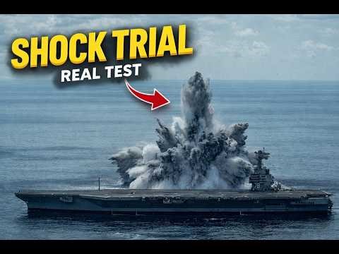 The Craziest Test Ever Done on a Warship #military#aircraftcarrier#explosion#warships