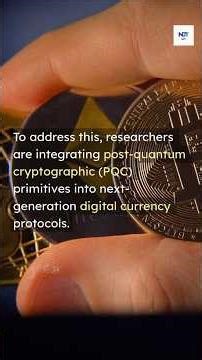 Beyond Bitcoin: Building Quantum-Resistant Digital Currencies