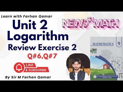 New 9th Class Math Chapter 2 Review Exercise | Q#6,7 Solved | Class 9 Mathematics