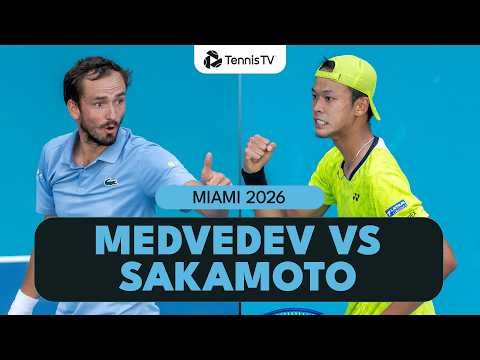 Daniil Medvedev Takes On Rei Sakamoto In Miami 💥 | Miami 2026 Highlights