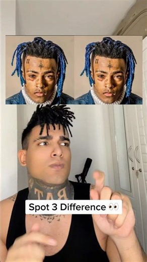 Can You Beat This XXXTentacion Challenge #spotdifference #shorts
