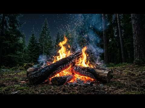 Relaxing Campfire Ambience for Stress Relief