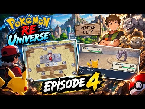🔥 BROCK vs THE CHAMPION! 🪨🏆 Epic Gym Battle | Pokémon RE: Universe #4