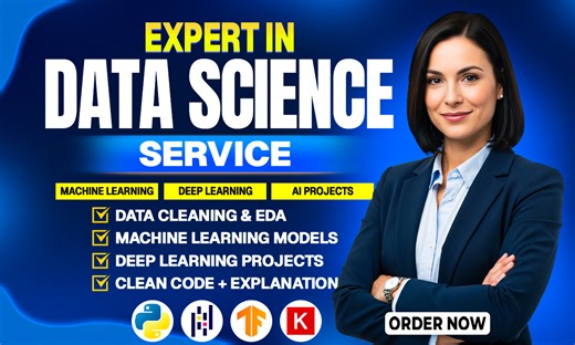 do data science, machine learning, deep learning and ai projects in python | Sikaty