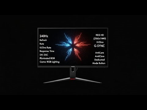 ASUS ROG Swift 27” PG27AQDM Monitor Review | 1440P OLED, 240Hz, 0.03ms, G-SYNC