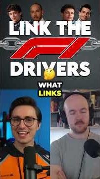 Can You Link These 5 F1 Drivers? 😯
