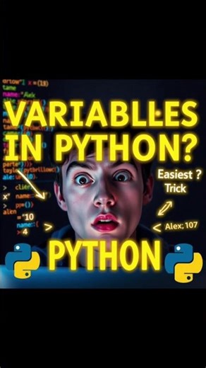 Python Variables in 30 Seconds | Simple & Clear 🧠💻 #growth #shorts #new #views