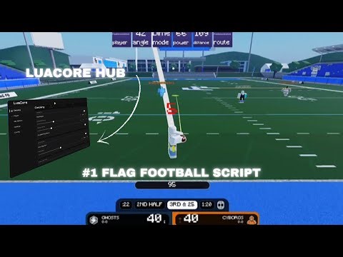 ROBLOX FLAG FOOTBALL SCRIPT | QB Aimbot| Walkspeed | Ball Magnet | Jump Boost + MORE!