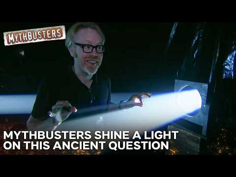 Did Ancient Egyptians Use Mirrors To Light Underground Chambers? | MythBusters
