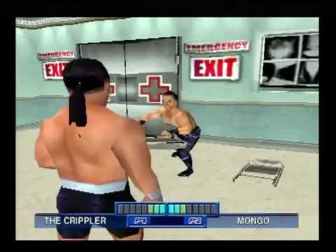 WCW Mayhem PlayStation PAL Gameplay Full Game Longplay With Two Player Mode of Pin Everywere Part 01
