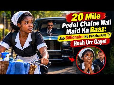 "Maid Walked 20 Miles Every Day—Billionaire Followed Her And Shocked When He Saw Why!"