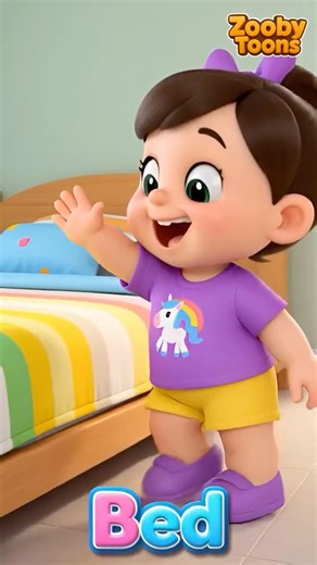 Learn Room Objects with Lilly 🏠🧸 | Kids Learning Activities for Toddlers | Kids Songs