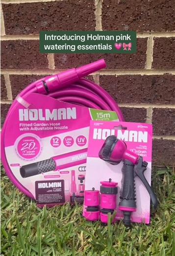 A pop of pink with @holmangarden 🌸🎀 Every purchase from the range supports the @McGrath Foundation 💗 #Pink #GardenTok #GardenCare #TikTokFinds #Bunnings