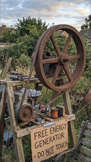 The Rustic DIY 'Free Energy' Generator A Closer Look at the Contraption | JR Entertainment