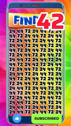 Hidden 42 Puzzle That Confuses Everyone! 😵🔍
