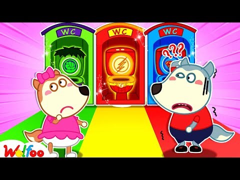 Wolfoo Bermain Peran Jadi Superhero Dengan Toilet Superhero - Ya Ya Tetap Sehat | Tantangan Wolfoo