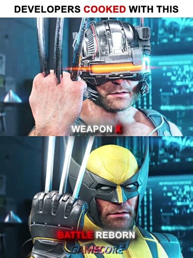 Wolverine With Weapon X vs Battle Reborn Suit 😱😱 Comparison