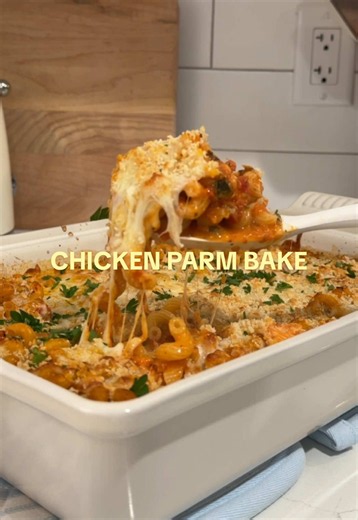 Chicken Parm Bake Recipe - Easy Cozy Dinner