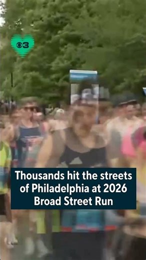 Broad Street Run brings 40,000 runners to Philadelphia #shorts #shortsfeed