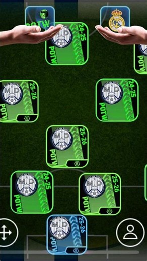 🔥 POTW Max Rated Real Madrid XI! ⚪⚽ Galácticos Domination | eFootball 2026 Mobile