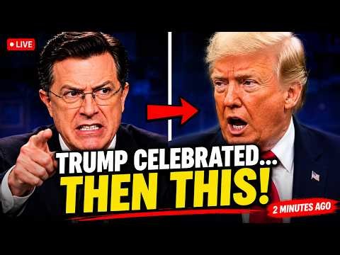 🔥 TRUMP CELEBRATED COLBERT'S FIRING THEN COLBERT DESTROYED HIM LIVE