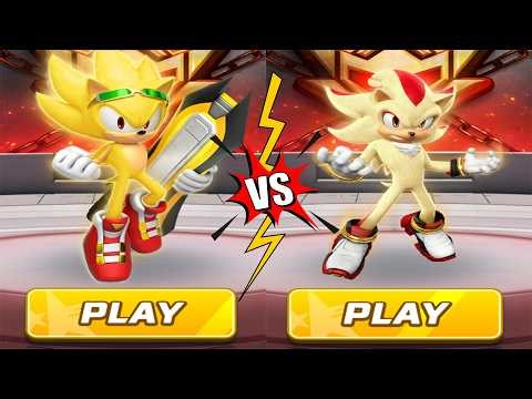 Sonic Forces Speed battle Super Challenger Battle: Extreme Gear Super Sonic vs Movie Super Shadow