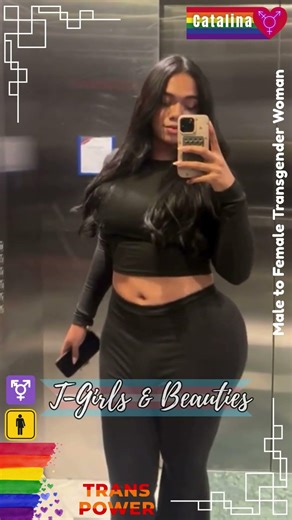 Male to Female Transgender Woman - Miah Catalina #transgender #viral #shorts