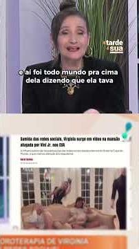 Sonia Abrão comments on the controversy after Virginia is criticized for recommending vitamin IV ...