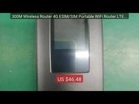 300M Wireless Router 4G ESIM/SIM Portable WiFi Router LTE Mobile W... — Best Deal 2026 | Shop Now!