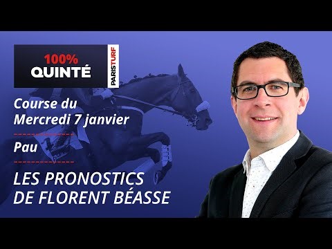 Pronostics Quinté PMU - 100% Quinté du Mercredi 7 janvier à Pau