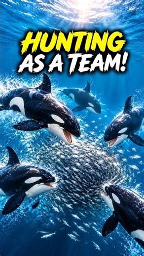 How Orcas Hunt Together as a Team | The Ocean’s Ultimate Predators| #wildlife #aganwildlife