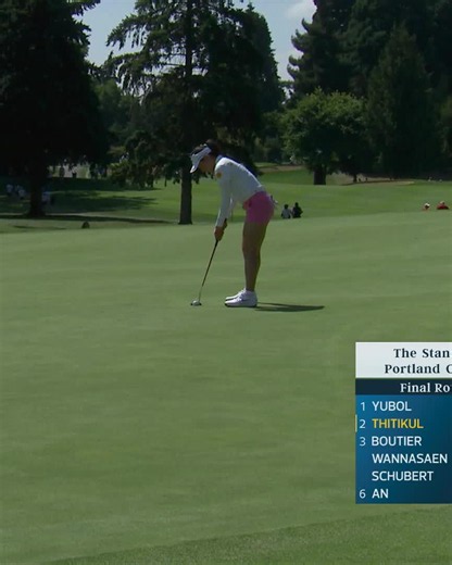 JEENO TAKES THE LEAD WITH A 25-FOOTER FOR EAGLE 🤯 https://t.co/c2FGBulNUW