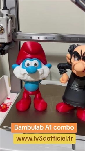 Mais c'est qui la ?? #3d #bambulaba1combo #bambulab #lv3d