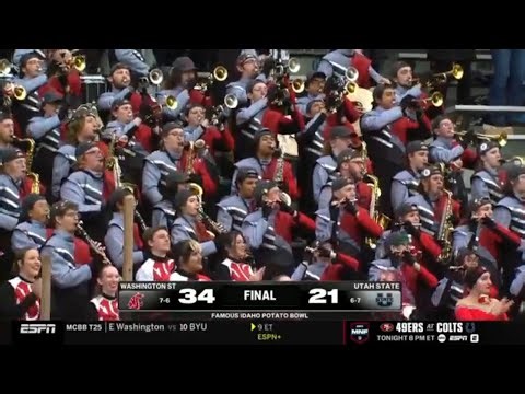 WSU Football: 2025 Famous Idaho Potato Bowl Highlights vs. Utah State | 12/22/25