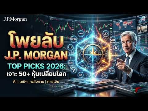 คัดเน้นๆ 47 หุ้นเด่นปี 2026 จาก J.P. Morgan ครบทุกอุตสาหกรรม (Tech, Energy, Consumer