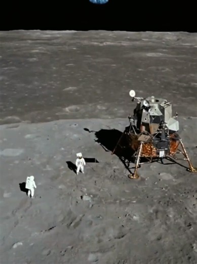 Apollo Astronauts Exploring the Moon Surface During the Apollo missions between 1969 and 1972, astronauts became the first humans to land on the Moon and explore its surface. These missions allowed scientists to study the Moon directly for the first time in history. Astronauts walked across the dusty lunar ground, conducted scientific experiments, and carefully collected rock and soil samples. These samples were later brought back to Earth for detailed study by scientists. The Apollo missions he