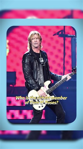 Who is the richest member of Guns N' Roses？ #GunsN'Roses #celebrity #foryou#usa #fyp