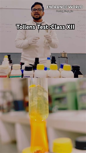 Tollens Test |Class XII Practical | Tollens Reagent Experiment | Silver Mirror Test‪@LUENTRANCEWORLD‬