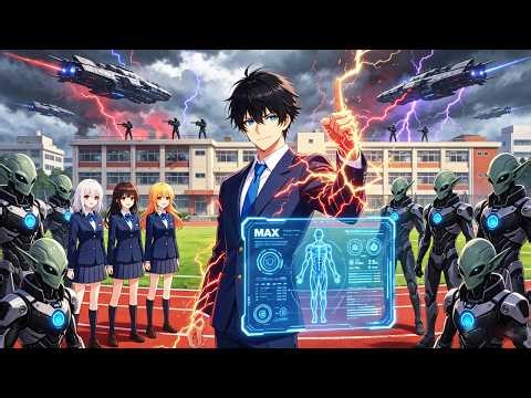 Aliens invade! I awakened an Education System, built a gym for rewards, and saved the world! 🔥🥋🌍
