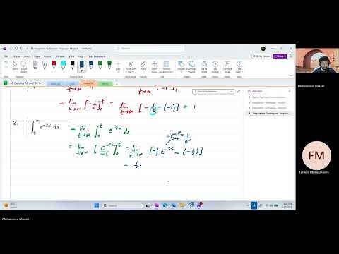 34. Integration Techniques - Improper Integrals