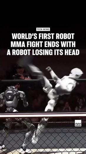 World's First Robot MMA Fight Ends With a Robot Losing Its Head