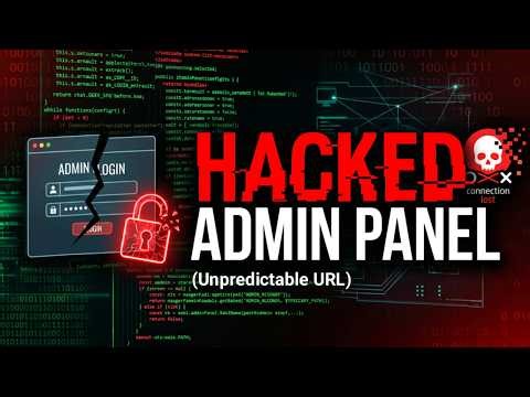 Hidden Admin Panel Hack! 2026 😱 (Unpredictable URL Exploit)
